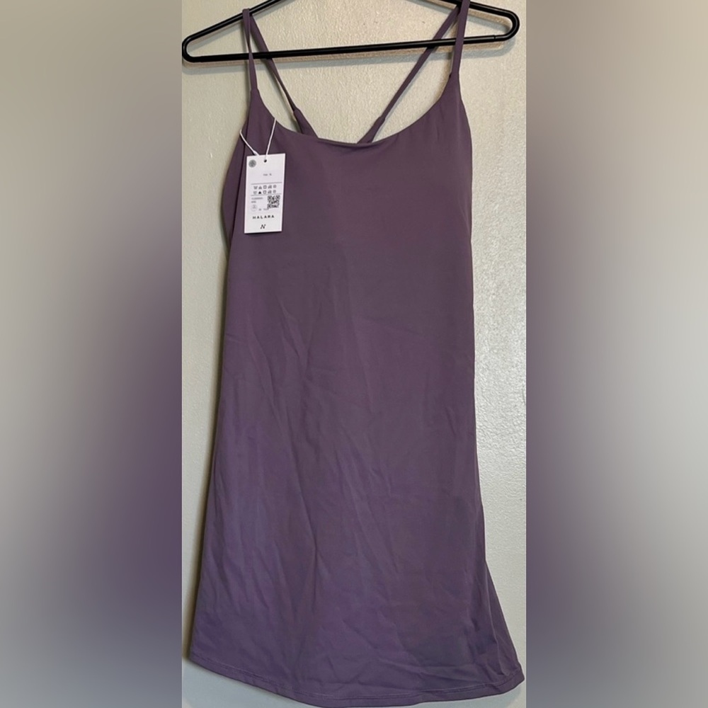 HALARA Everyday Cloudful™ Fabric Backless 2-in-1 Flare Workout Dress